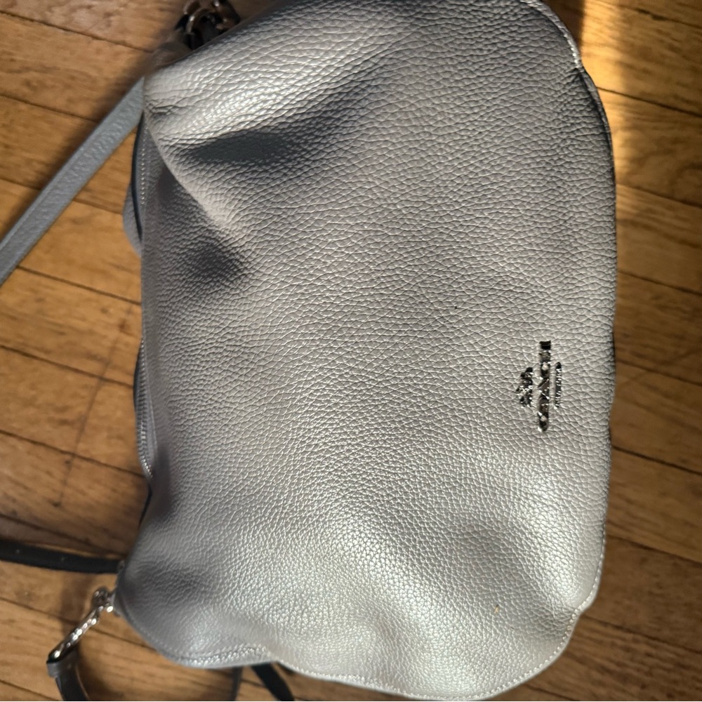 Coach Gray Leather Crossbody Bag - Picture 2 of 2